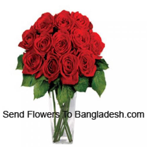 Pretty 15 Red Roses