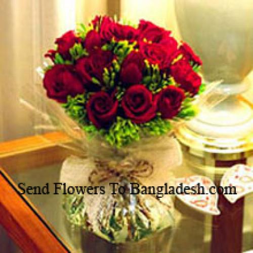 Exotic 12 Red Roses