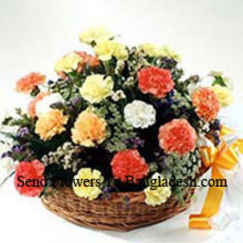 Elegant 24 Mixed Carnations