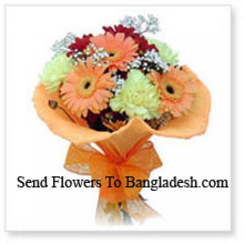 10 Assorted Cute Gerberas