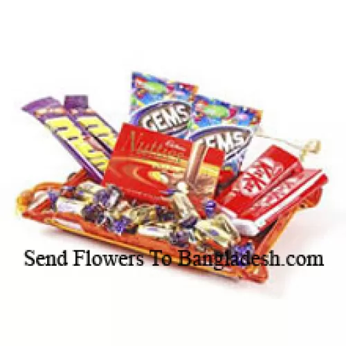 Chocolates surtidos envueltos para regalo (Este producto debe ir acompañado de flores)