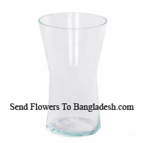 ガラス製花瓶（12〜24本の花に最適）